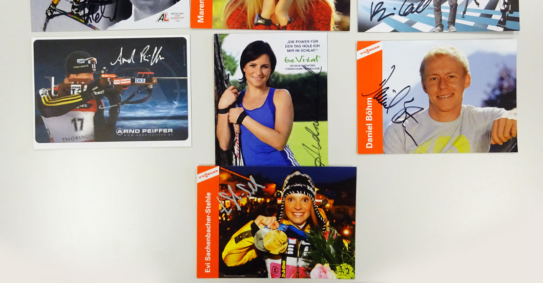 Autogramme Biathleten   Autogramme Biathleten