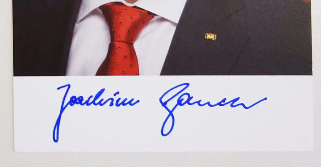  Autogramme Präsidenten 