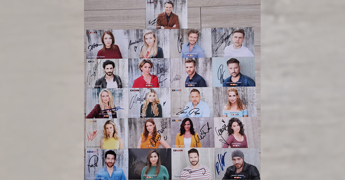 Autogrammkarten GZSZ   Autogrammkarten GZSZ