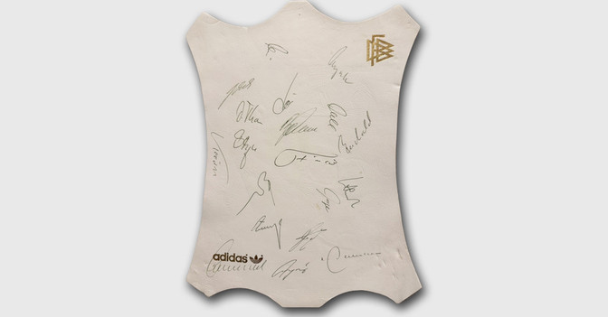 Autogrammleder weiß   Autogrammleder weiß