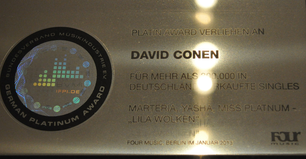Award David Conen   Award David Conen