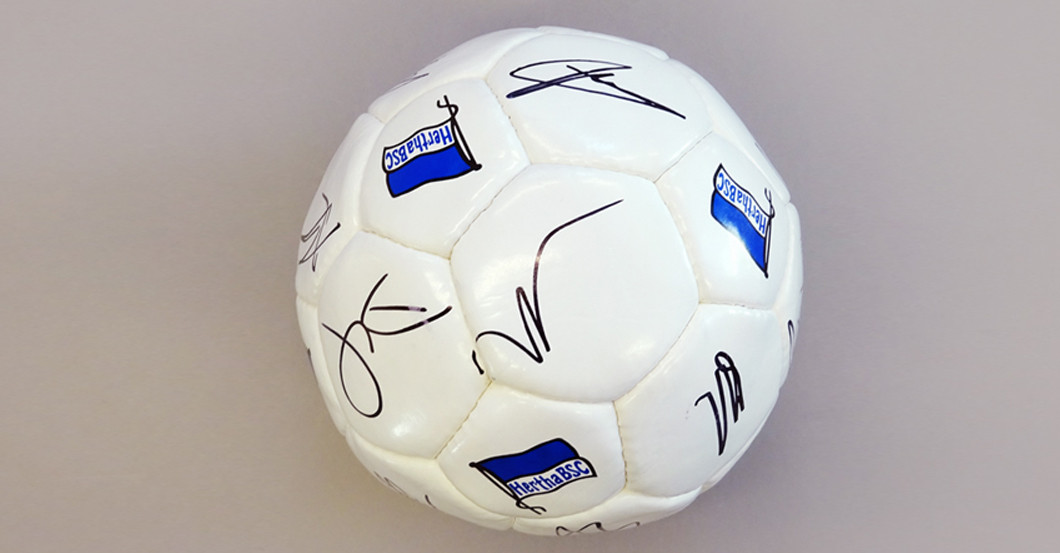  Ball Hertha BSC signed 