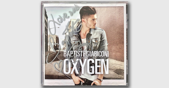 Baptiste Giabiconi CD   Baptiste Giabiconi CD