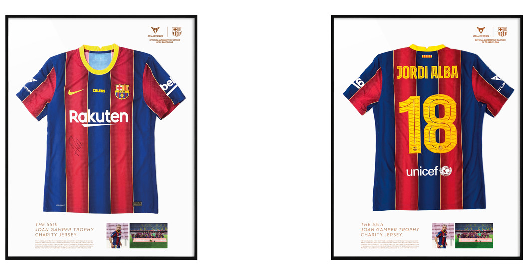 Jordi Alba Barça jersey