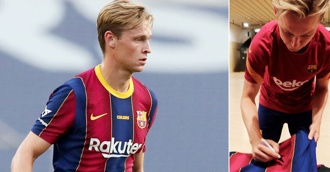  Barca Jersey de Jong 