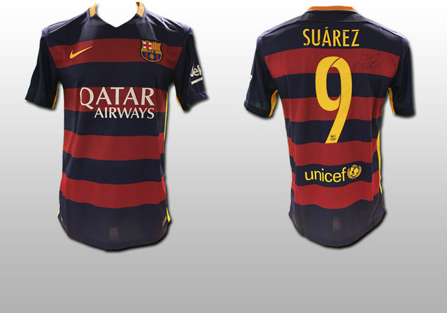  Barca Trikot Suárez 