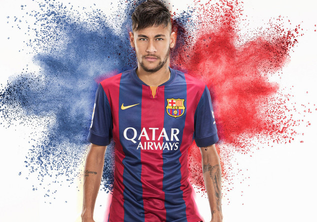  Barca-Trikot von Neymar 