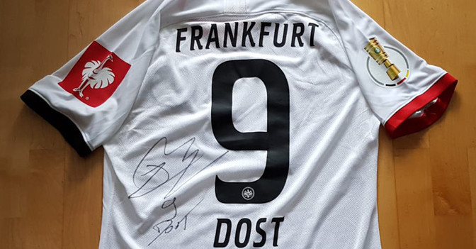 Bas Dost Frankfurt Trikot   Bas Dost Frankfurt Trikot