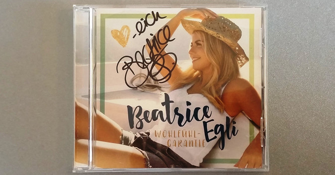 Beatrice Egli CD signiert   Beatrice Egli CD signiert