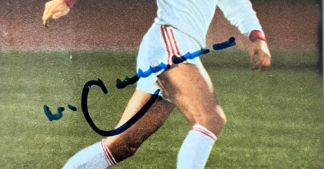 Beckenbauer Signatur 1982   Beckenbauer Signatur 1982