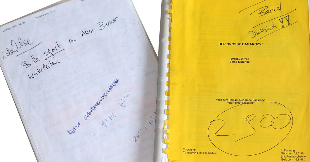  Bernd Eichingers Drehbuch 