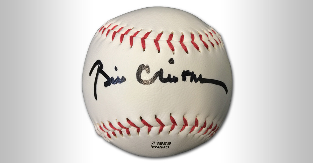 Bill Clinton Baseball   Bill Clinton Baseball