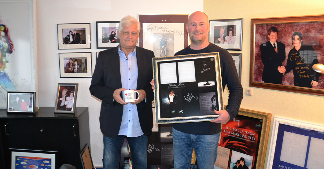  Billie Jean Glaskunstwerk  