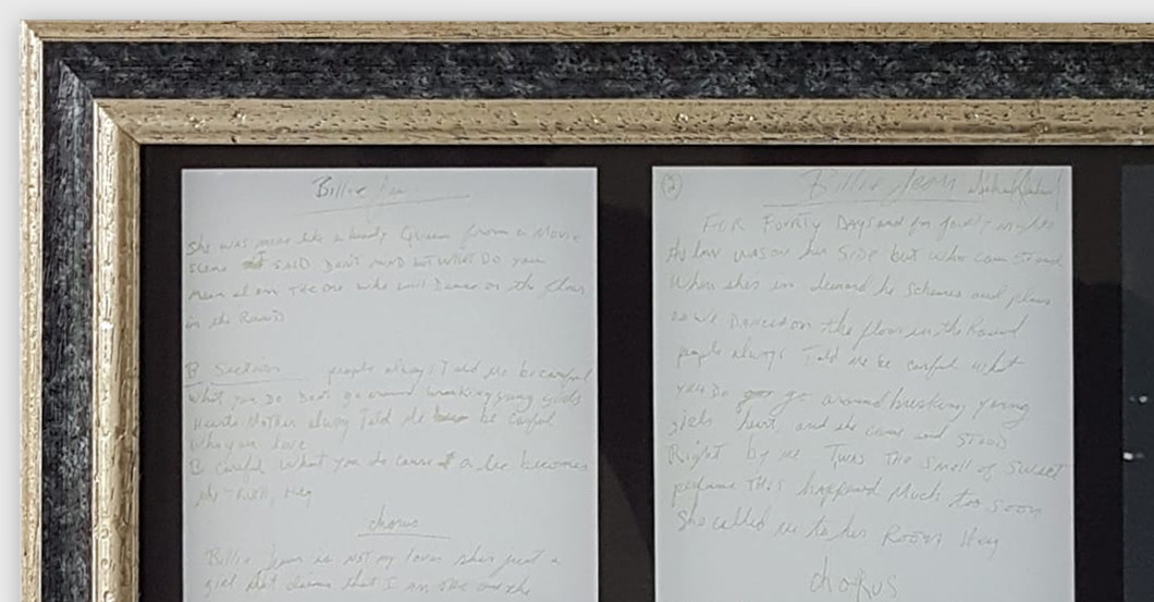  Billie Jean Glaskunstwerk  