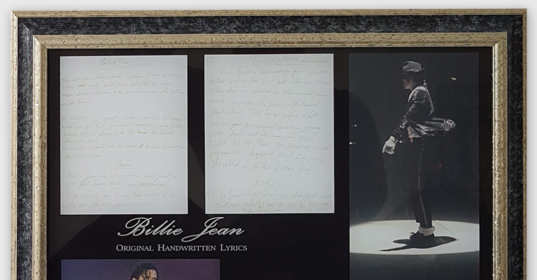  Billie Jean Glaskunstwerk  