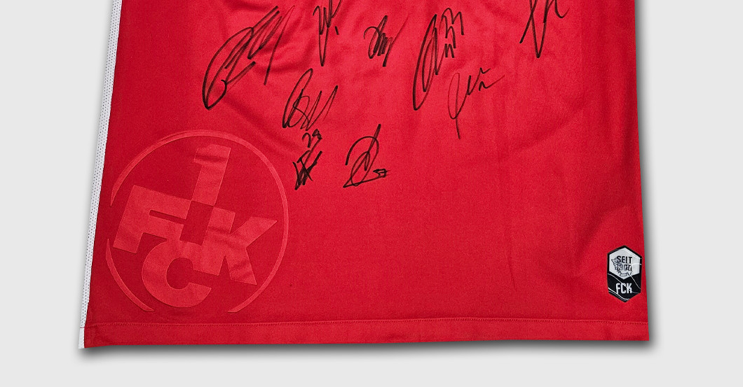 BJ FCK Trikot signiert   BJ FCK Trikot signiert