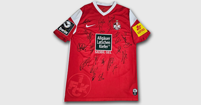 BJ FCK Trikot signiert   BJ FCK Trikot signiert