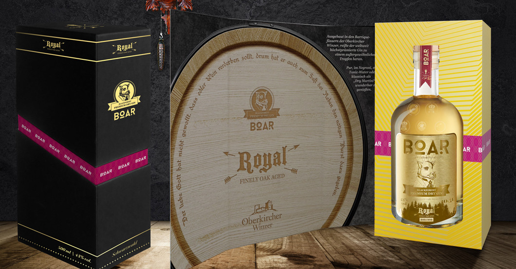 BOAR 1 Royal Gin    BOAR 1 Royal Gin