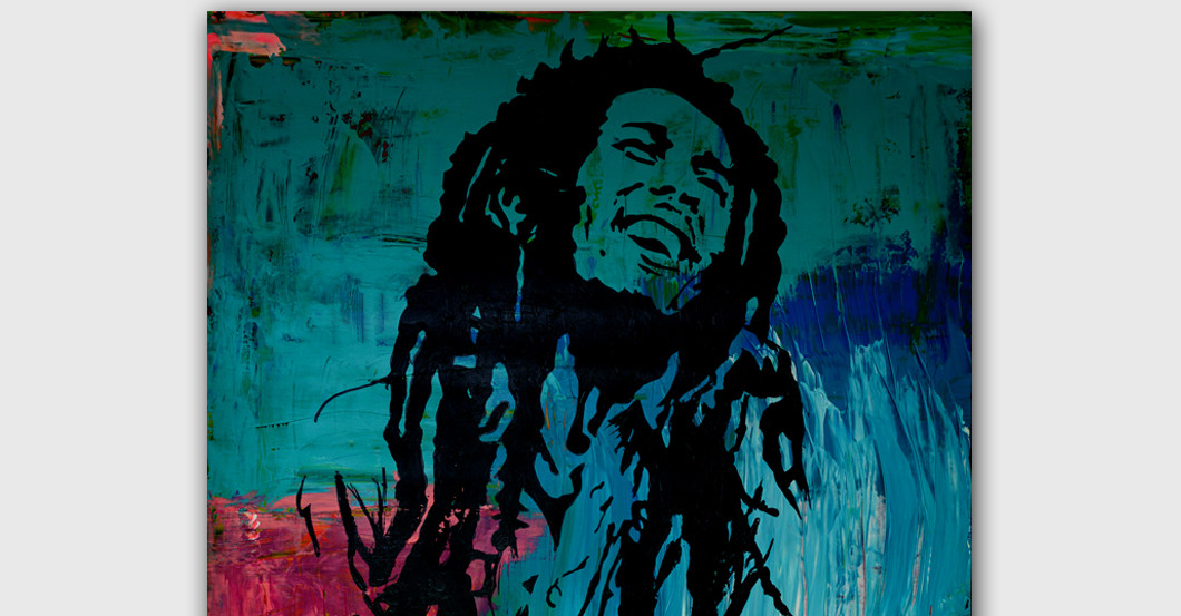  Bob Marley Kunstwerk 