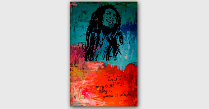  Bob Marley Kunstwerk 