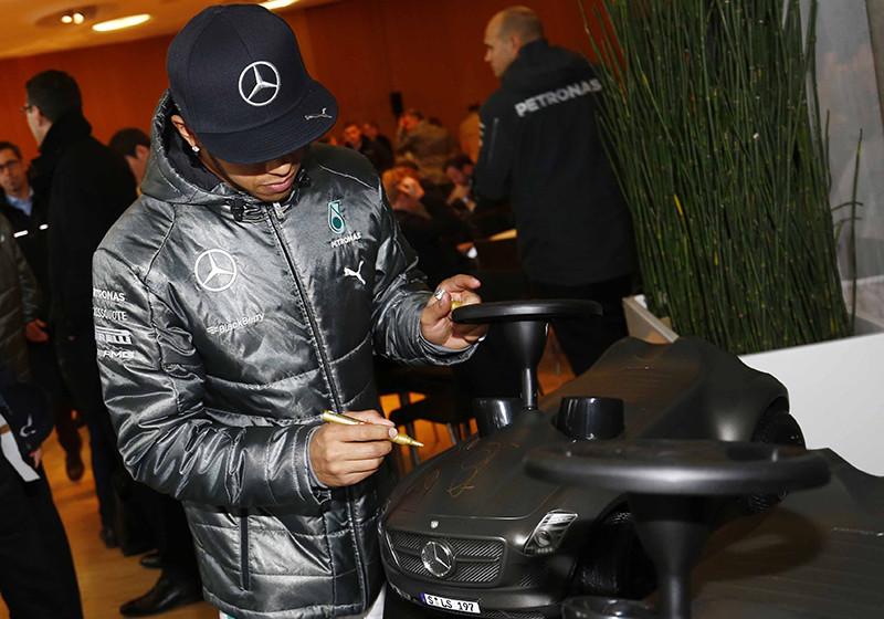  Bobbycar Hamilton Rosberg 