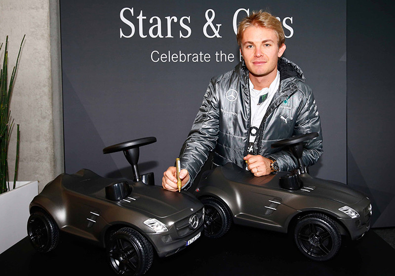  Bobbycar Hamilton Rosberg 