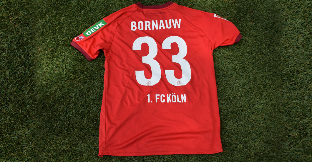 Bornauw matchworn Trikot   Bornauw matchworn Trikot