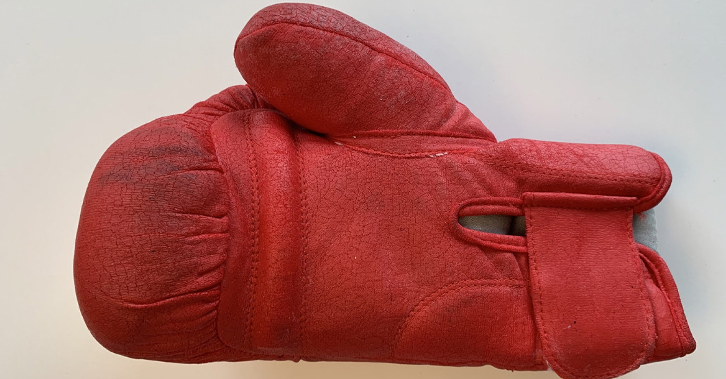 Boxhandschuhe signiert   Boxhandschuhe signiert