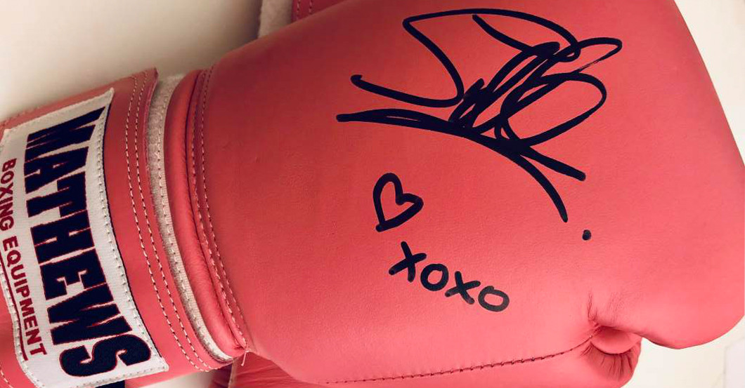 Boxhandschuhe Sylvie Meis   Boxhandschuhe Sylvie Meis