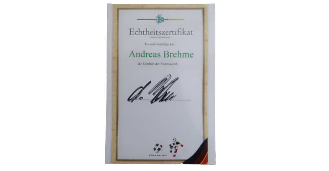 Brehme WM 90 Trikot   Brehme WM 90 Trikot