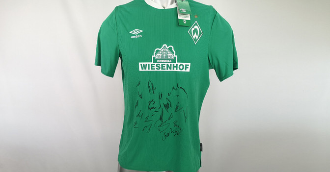  Bremen Trikot signiert 