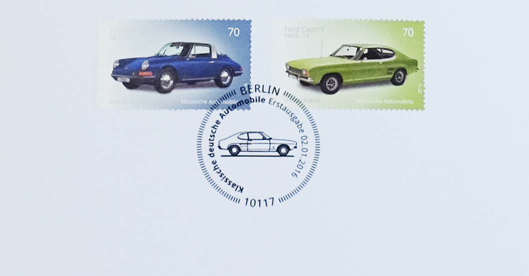  Briefmarke Autos 