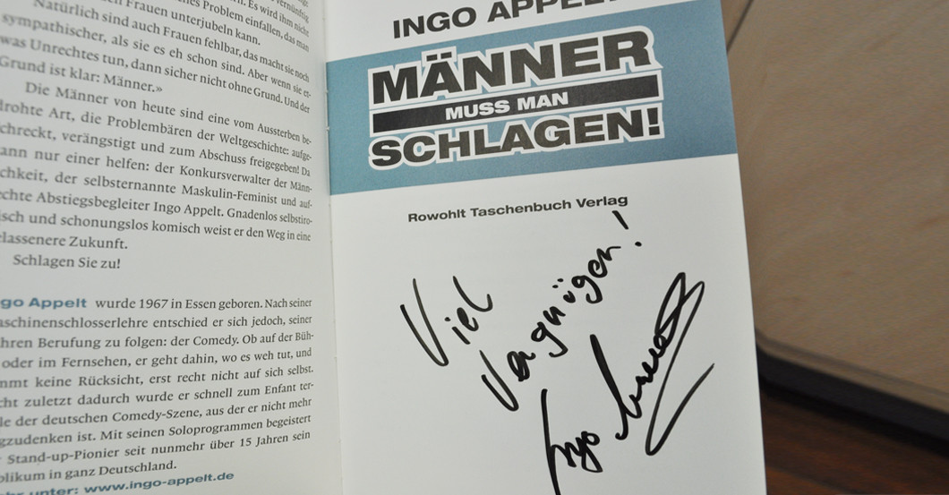 Buch Ingo Appelt   Buch Ingo Appelt