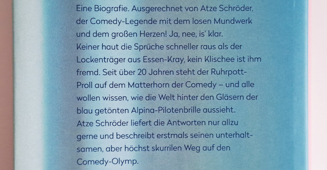 BÜ Atze Schröder Buch 