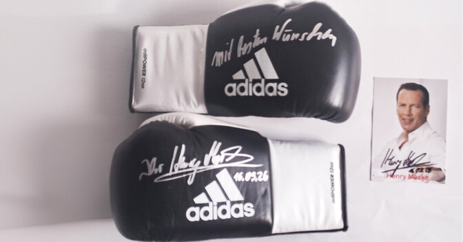  BÜ Boxhandschuhe Maske 