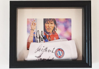  BÜ FCB Socke und Bild  