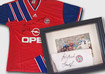  BÜ FCB Trikot Socke Bild 
