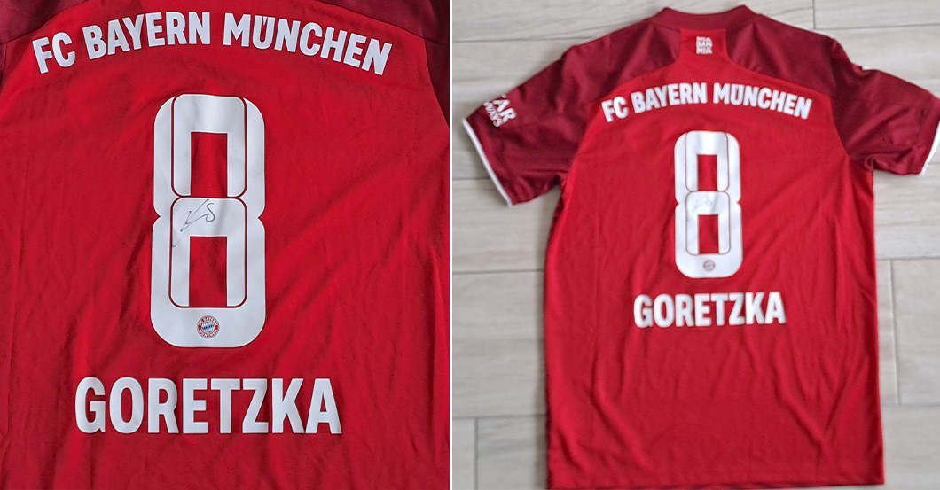  BÜ Goretzka Trikot Ball 
