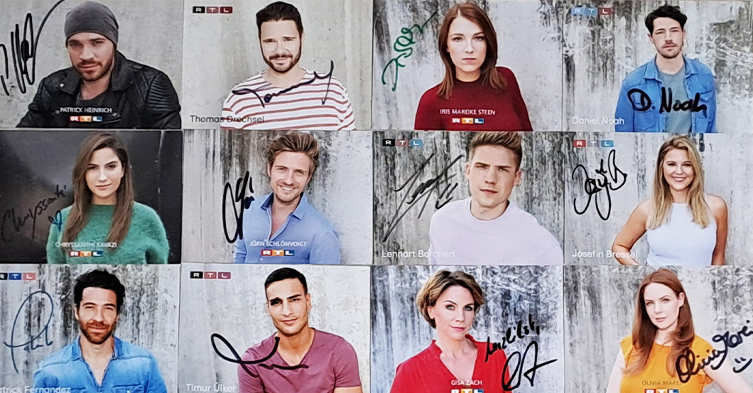 BÜ GZSZ Autogramme   BÜ GZSZ Autogramme