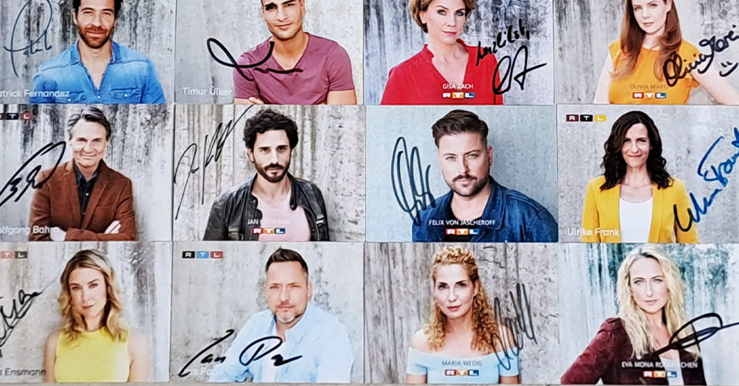 BÜ GZSZ Autogramme   BÜ GZSZ Autogramme