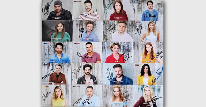 BÜ GZSZ Autogramme   BÜ GZSZ Autogramme