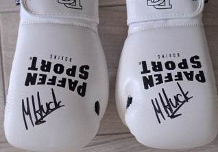  BÜ Huck Handschuhe weiss 