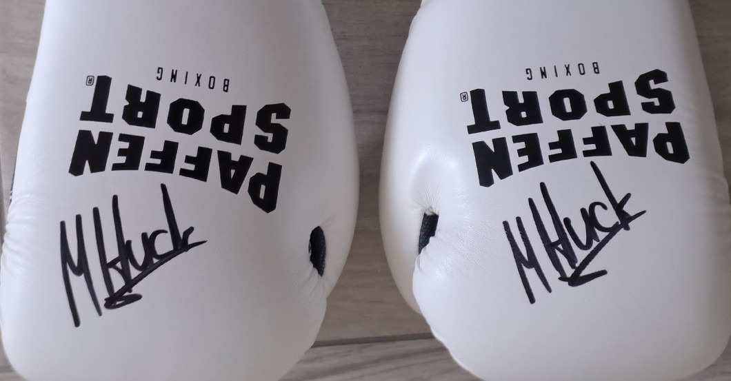  BÜ Huck Handschuhe weiss 