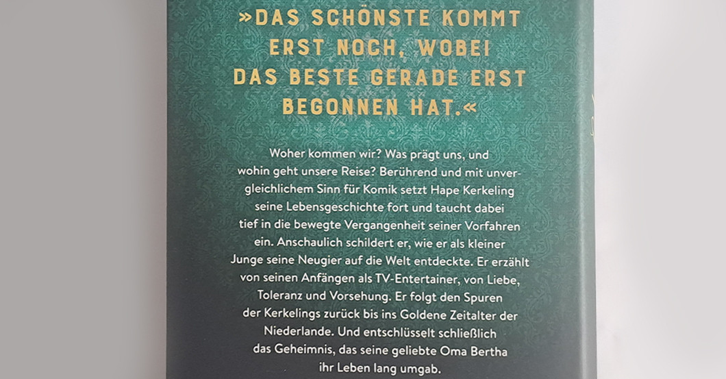 BÜ Kerkeling Buch    BÜ Kerkeling Buch