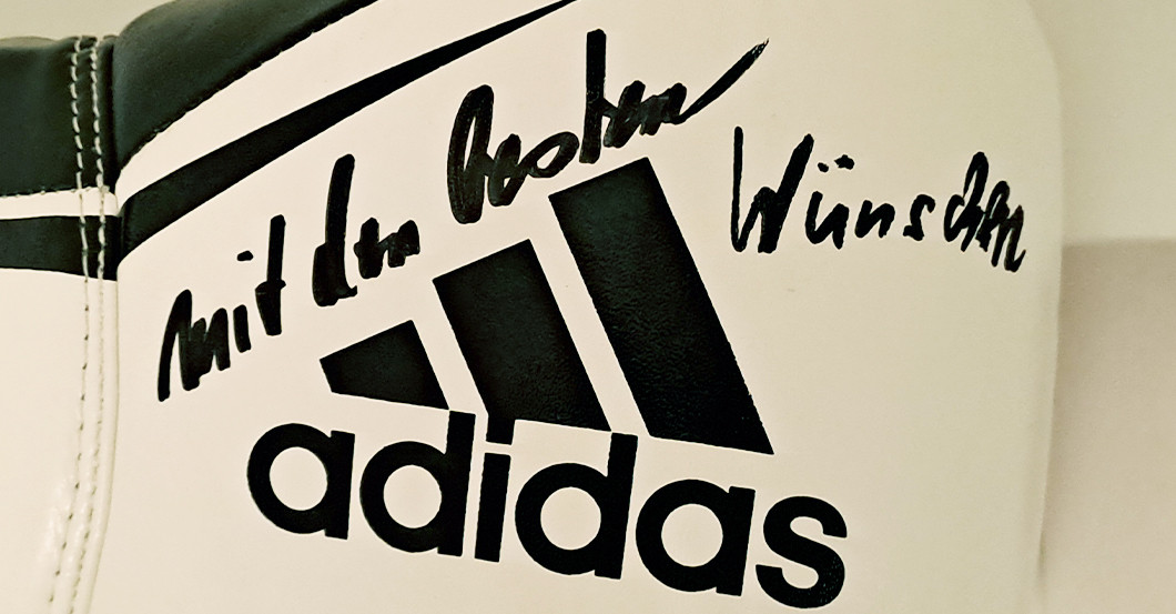  BÜ Maske Boxhandschuhe 