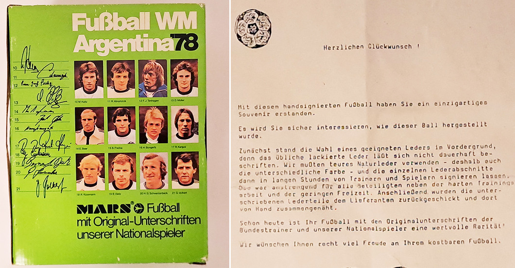  BÜ WM Fußball 1978 