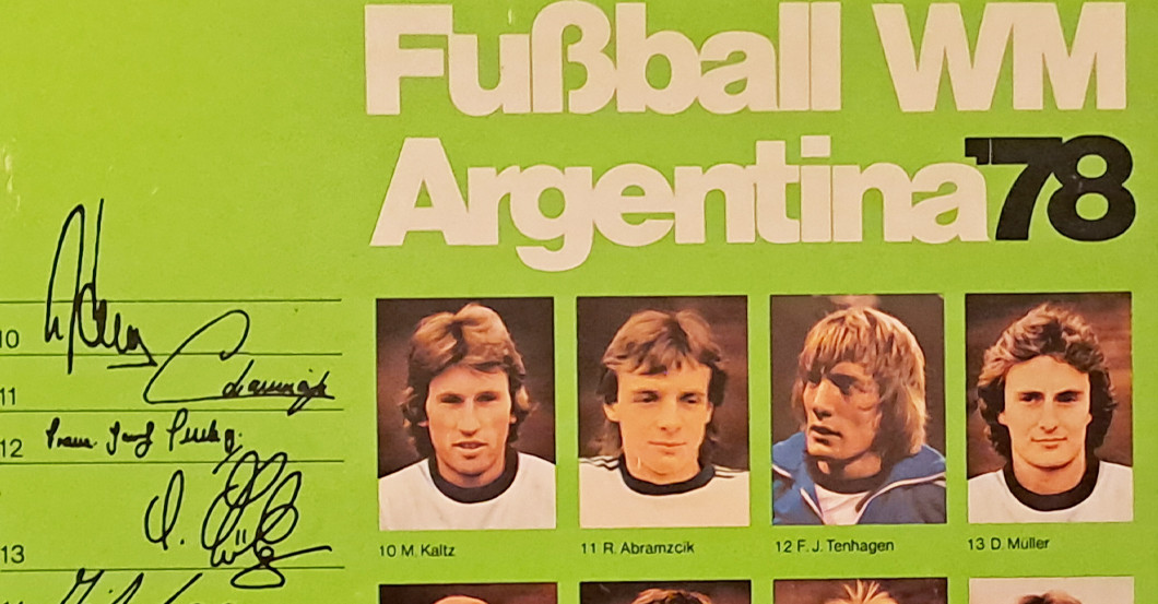  BÜ WM Fußball 1978 