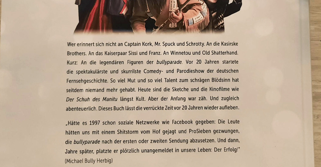  Bullyparade Buch 