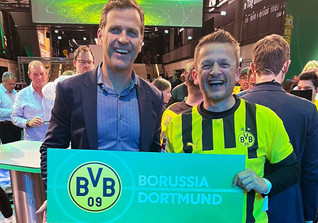  BVB Schild Pokalauslosung 