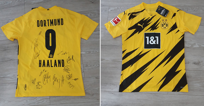 BVB Trikot Haaland Team 1   BVB Trikot Haaland Team 1